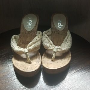 Cork Wedge Sandals